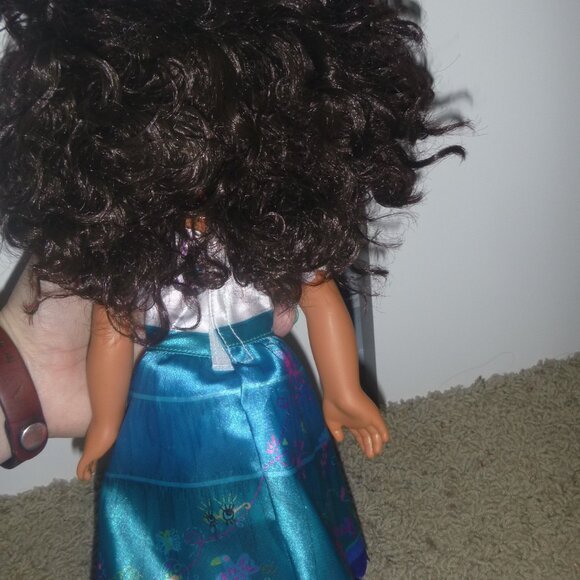 Disney Encanto Mirabel Madrigal Jakks Pacific Baby Doll 13" Plastic Moveable - Picture 5 of 7